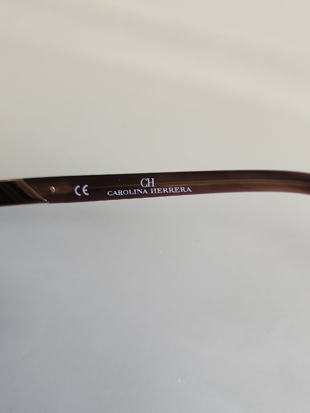 Carolina Herrera Brown Cat-Eye Sunglasses with Brown Lenses - Picture 5 of 16